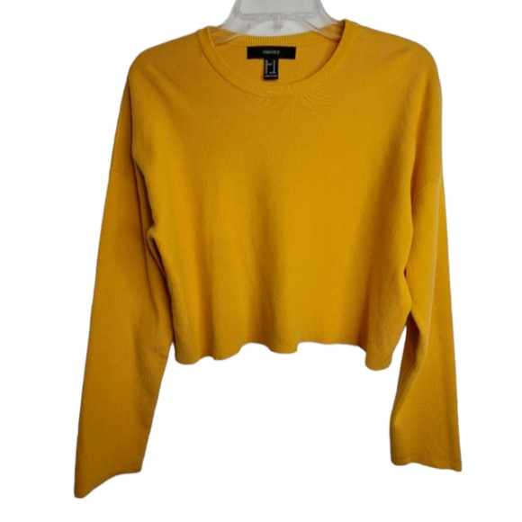 Forever 21 Women's Knit Sweater Mustard Size M - Picture 12 of 13